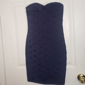Dark Blue bandage dress